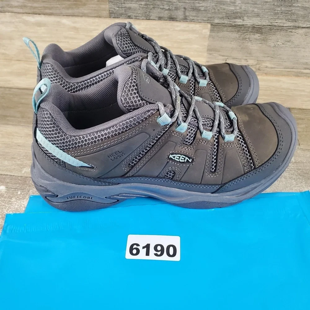 Keen Circadia Vent Womens Shoes Sz 9 Steel Gray Cloud Blue Waterproof Hiking